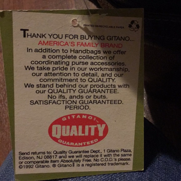 Gitano vintage bucket bag NWT - Picture 7 of 7